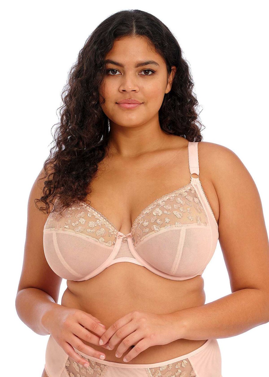 Lingerie Elomi Soutiens-Gorge Sans Bande | Soutien-Gorge Plongeant Sans Bande Blush Pale