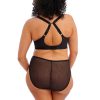 Lingerie Elomi Soutiens-Gorge Plongeants | Soutien-Gorge Plongeant Extensible Noir