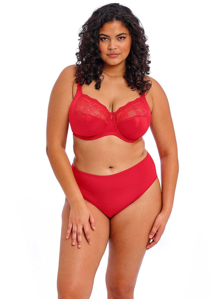 Lingerie Elomi Soutiens-Gorge A Bandes | Soutien-Gorge A Bandes Extensibles Haute Rouge