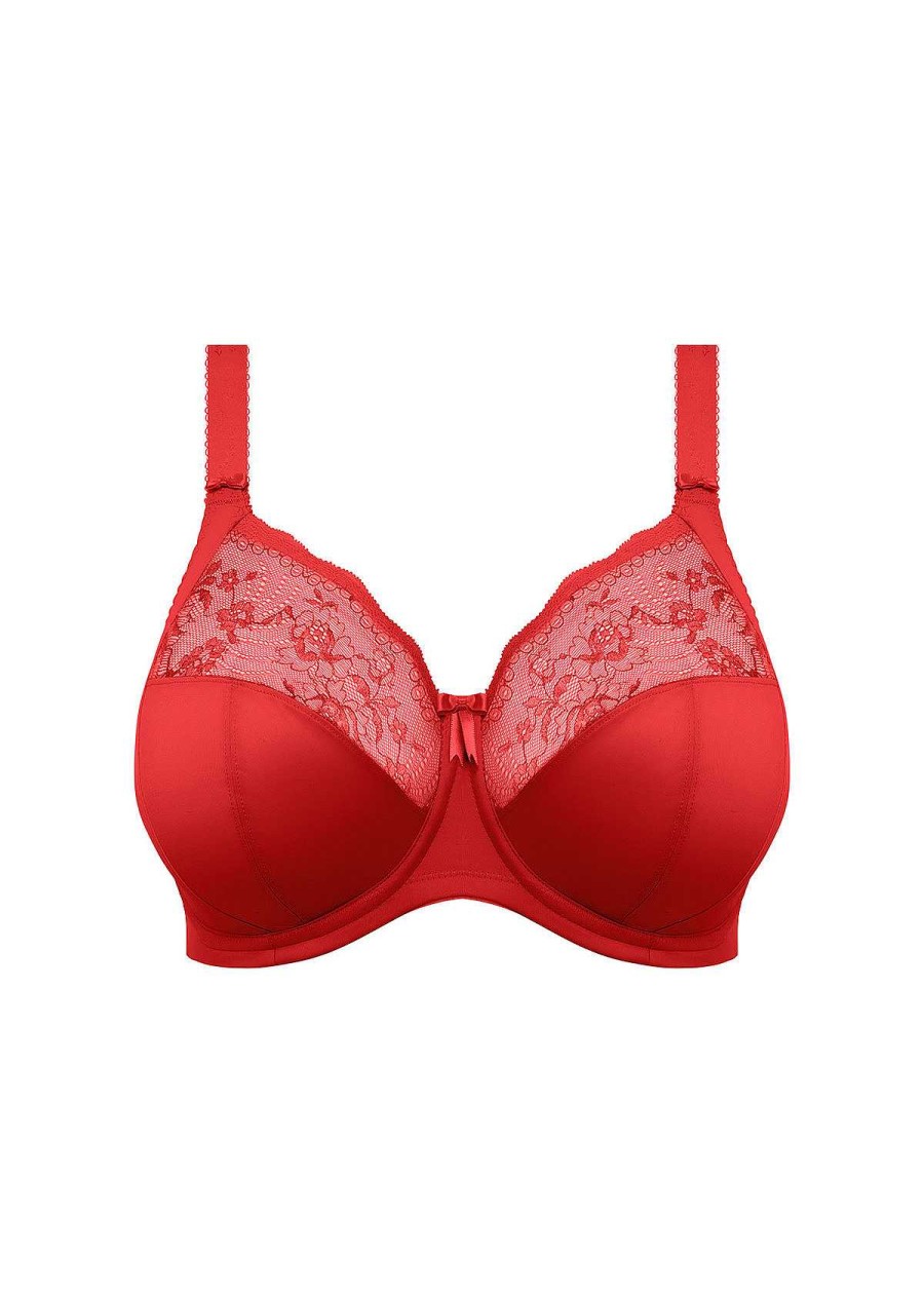 Lingerie Elomi Soutiens-Gorge A Bandes | Soutien-Gorge A Bandes Extensibles Haute Rouge