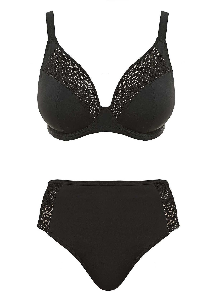 Maillots De Bain Elomi | Bas De Bikini Taille Mi-Haute Noir