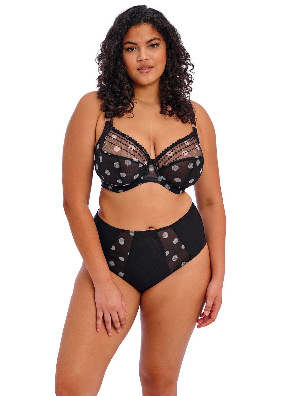 Lingerie Elomi Slips | Bref Complet Point Noir