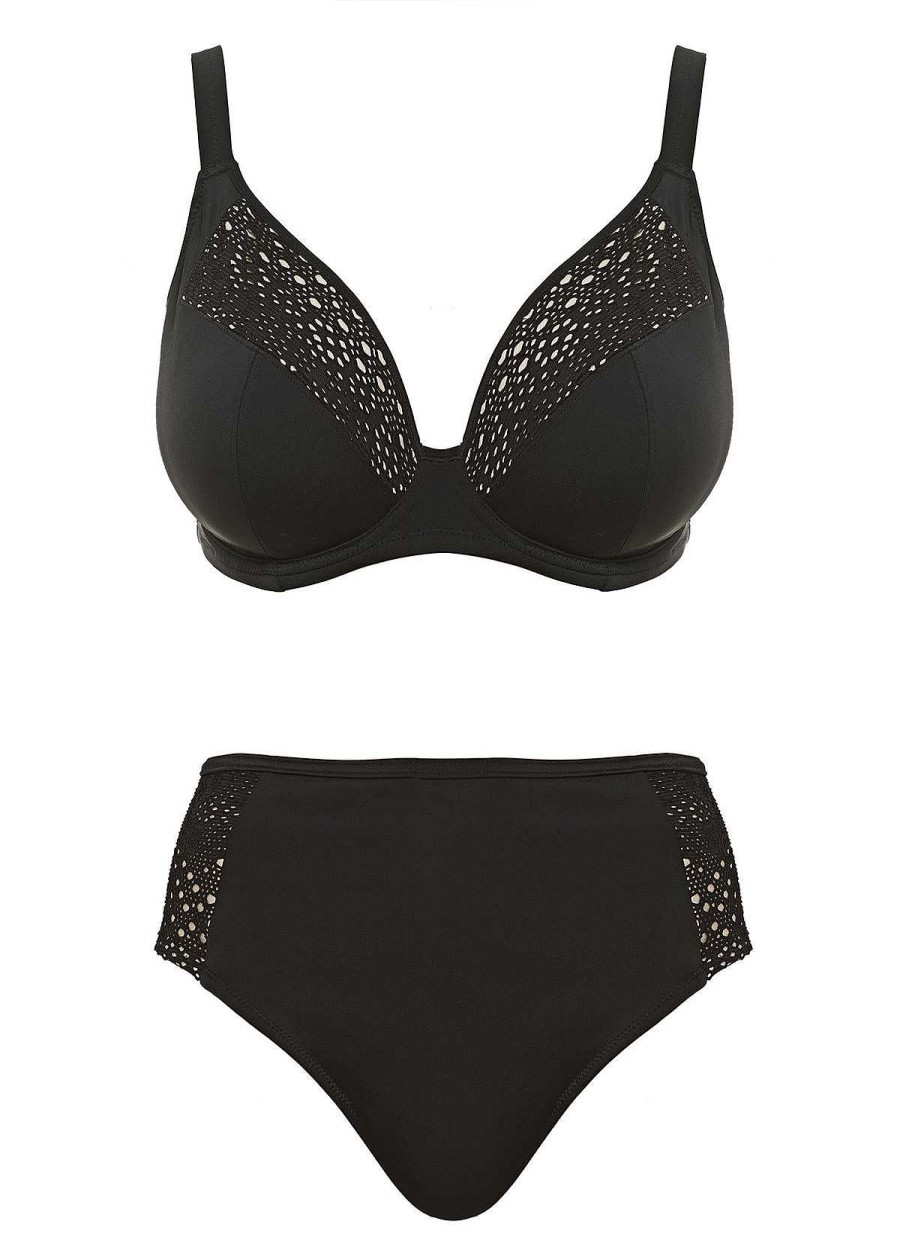 Maillots De Bain Elomi | Haut De Bikini Plongeant Noir