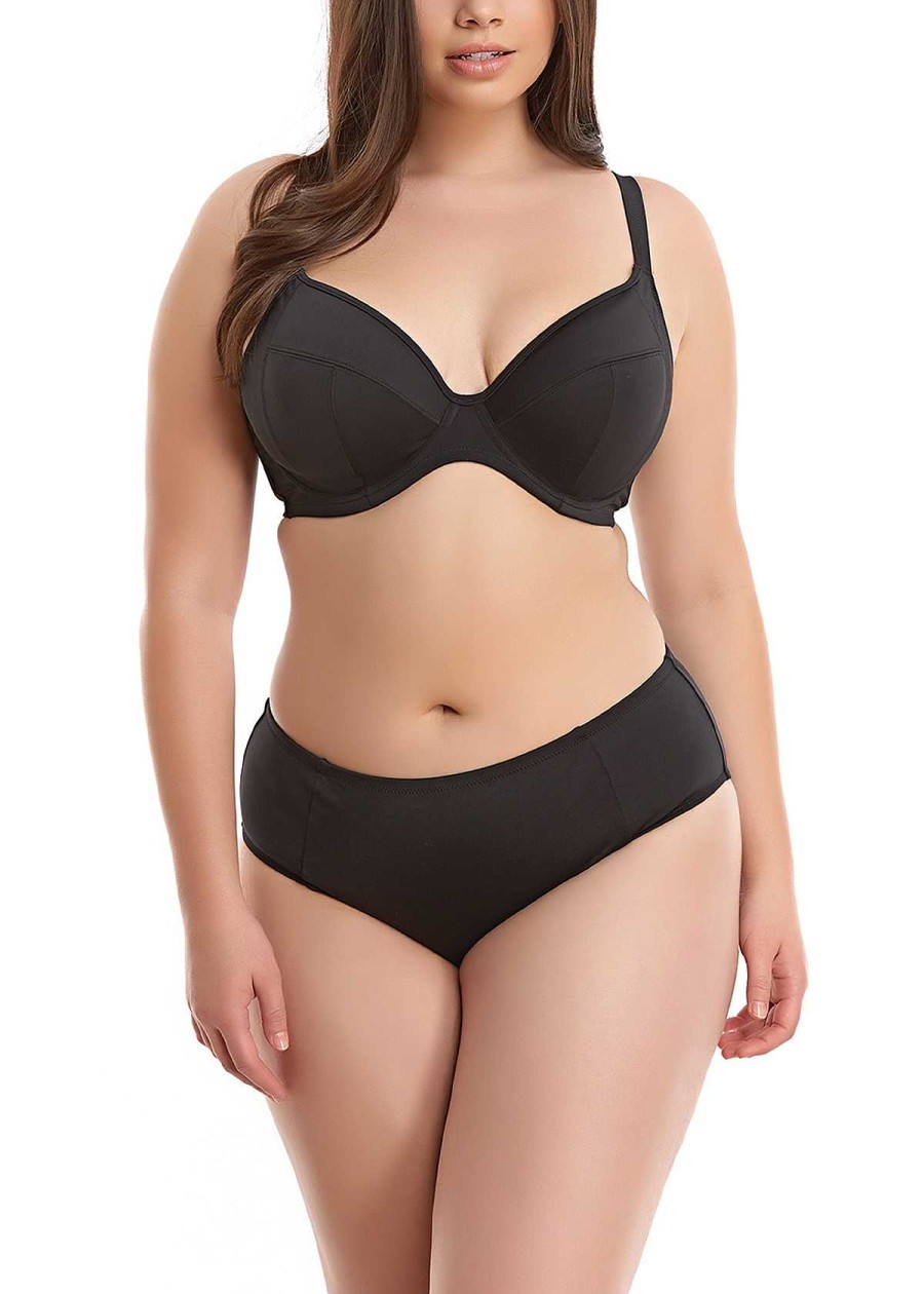 Maillots De Bain Elomi | Bas De Bikini Taille Mi-Haute Noir