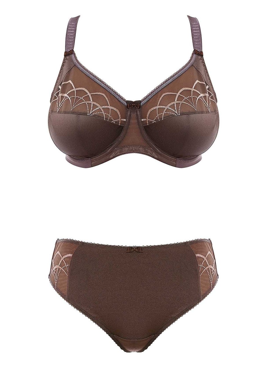 Lingerie Elomi Soutiens-Gorge A Bandes | Soutien-Gorge A Bandes Avec Bonnets Emboitants Noix De Pecan