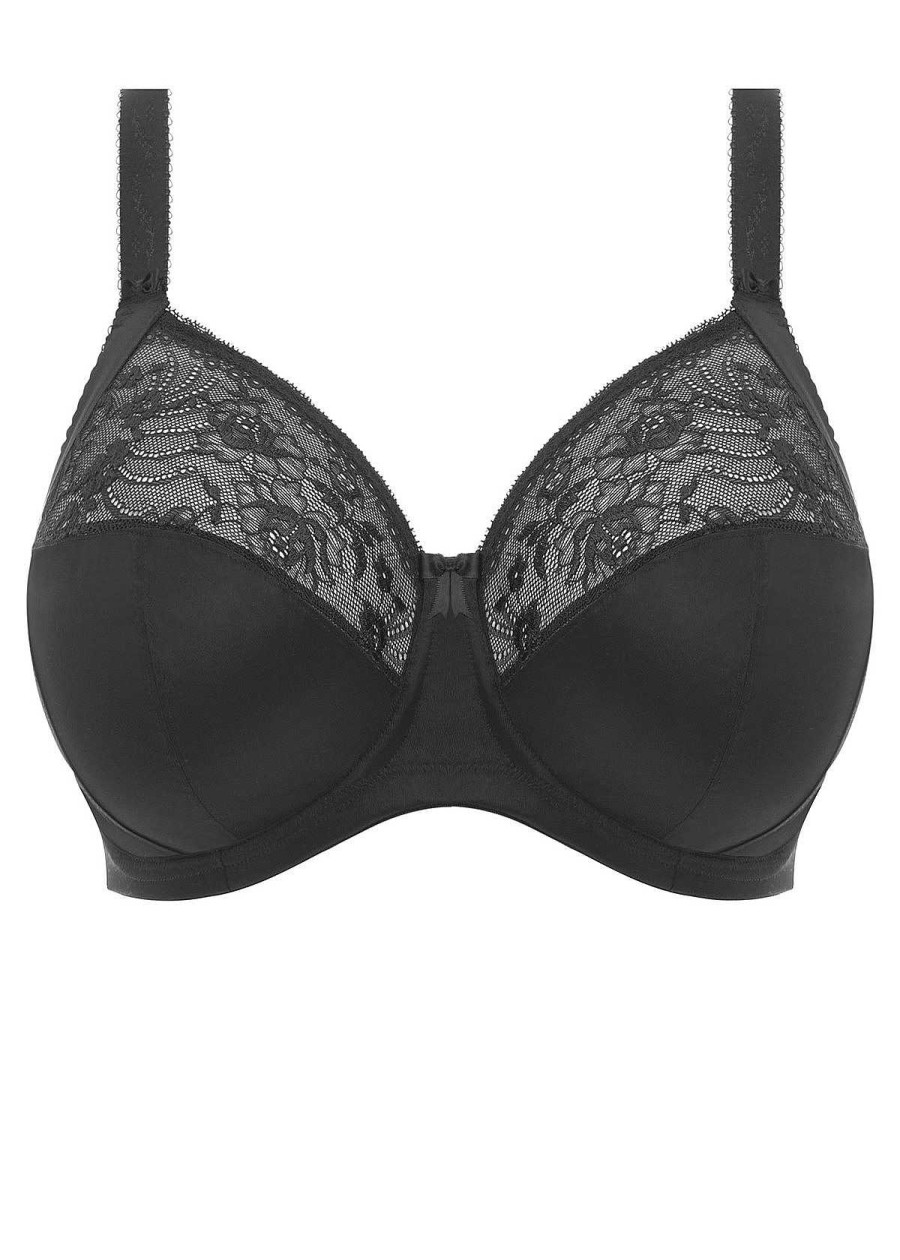 Lingerie Elomi Soutiens-Gorge A Bandes | Soutien-Gorge A Bandes Extensibles Noir