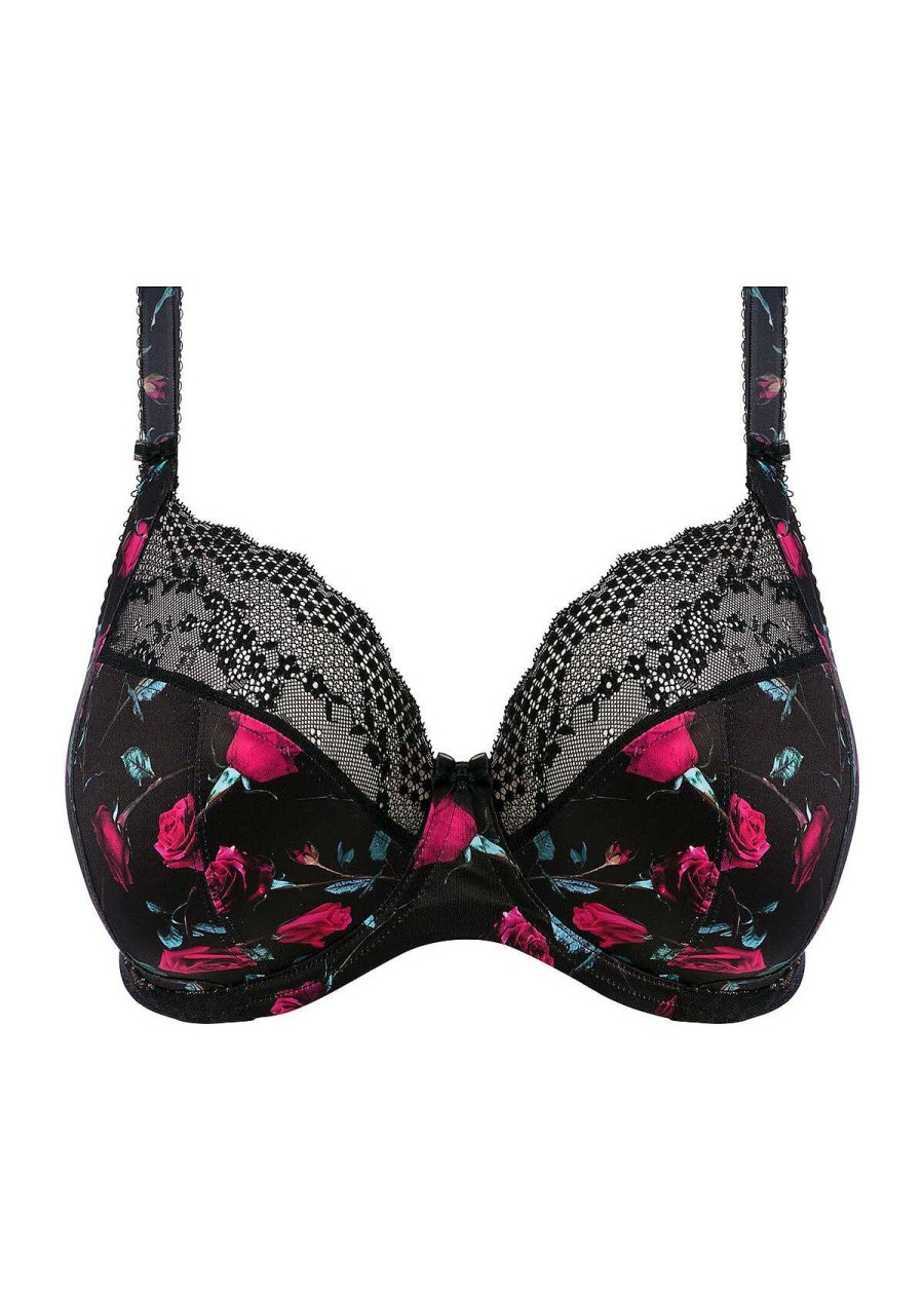 Lingerie Elomi Soutiens-Gorge Plongeants | Soutien-Gorge Plongeant Extensible Rock N Rose