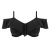 Maillots De Bain Elomi | Haut De Bikini Bardot Noir