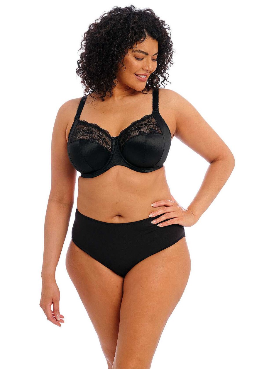 Lingerie Elomi Soutiens-Gorge A Bandes | Soutien-Gorge A Bandes Extensibles Noir