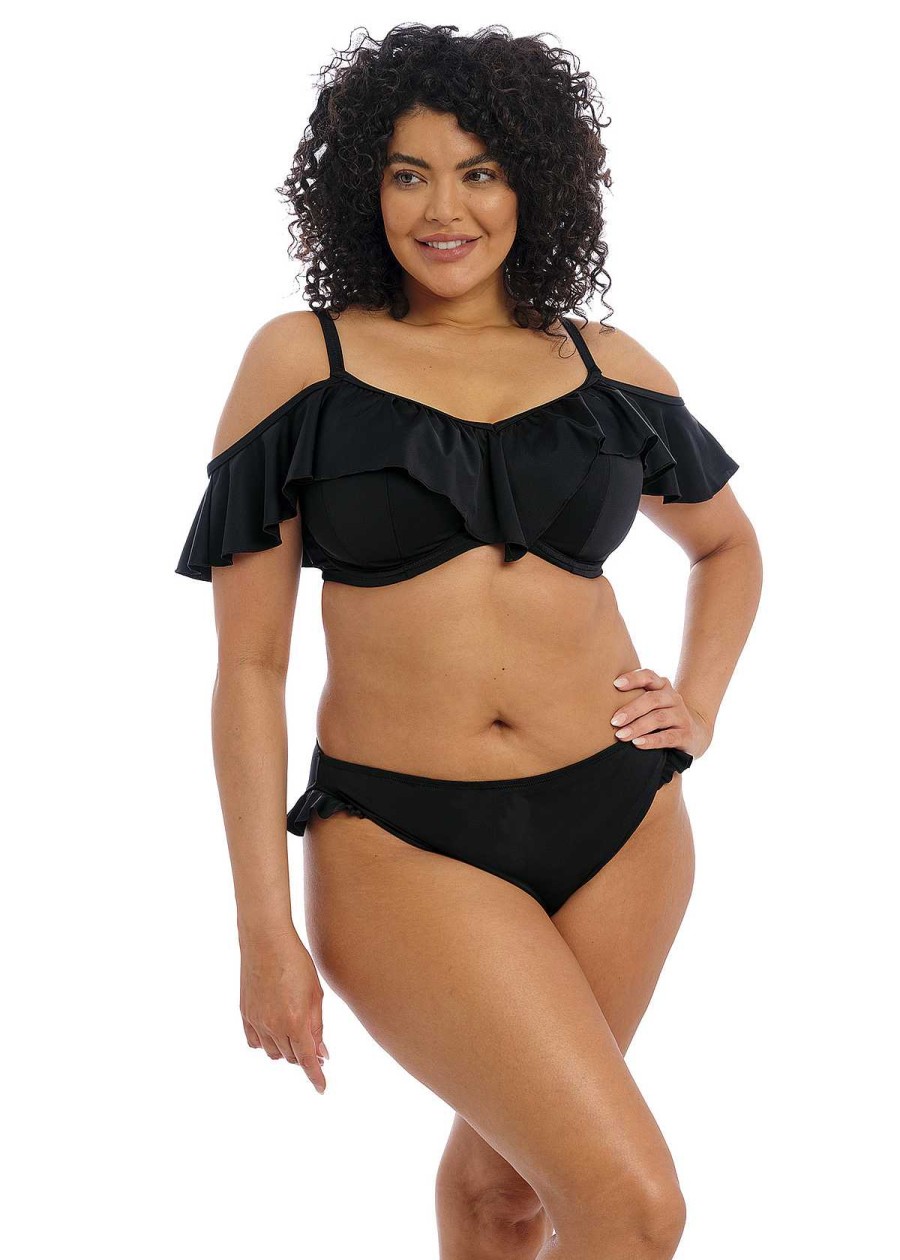 Maillots De Bain Elomi | Bas De Bikini Echancre Noir