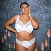 Lingerie Elomi Soutiens-Gorge A Bandes | Soutien-Gorge A Bandes Extensibles Blanc