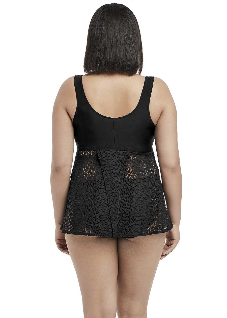 Maillots De Bain Elomi | Haut Tankini Torsade Sur Le Devant Noir